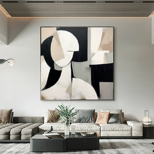 Handcrafted Minimalist Abstract Wall Art for Home Decor MA1074