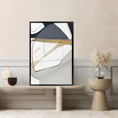 Handcrafted Minimalist Abstract Painting – Modern Wall Art for Home Decor MA1076