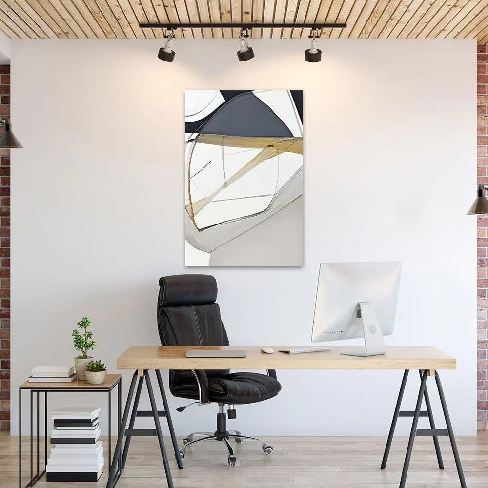 Handcrafted Minimalist Abstract Painting – Modern Wall Art for Home Decor MA1076