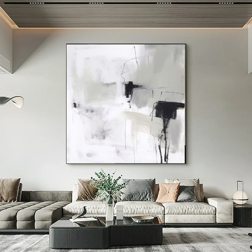 Handcrafted Minimalist Abstract Wall Art for Home Decor MA1077