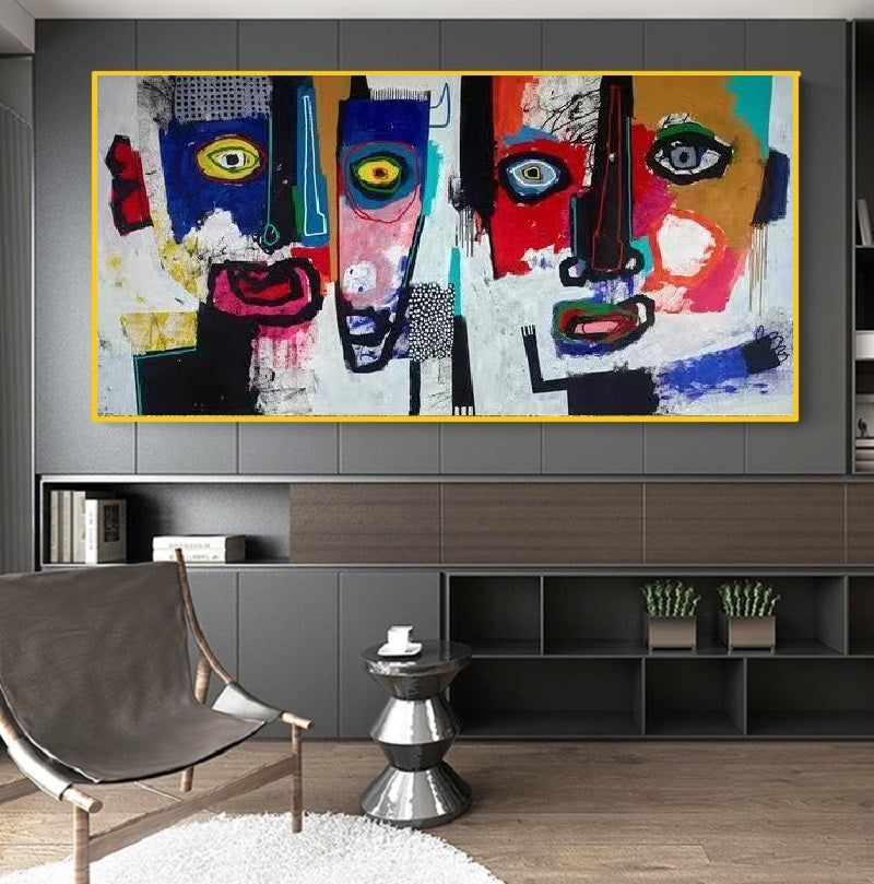 Handcrafted  Oil Paintings Acrylic paintings On Canvas Abstract paintings Wall Art MA1079