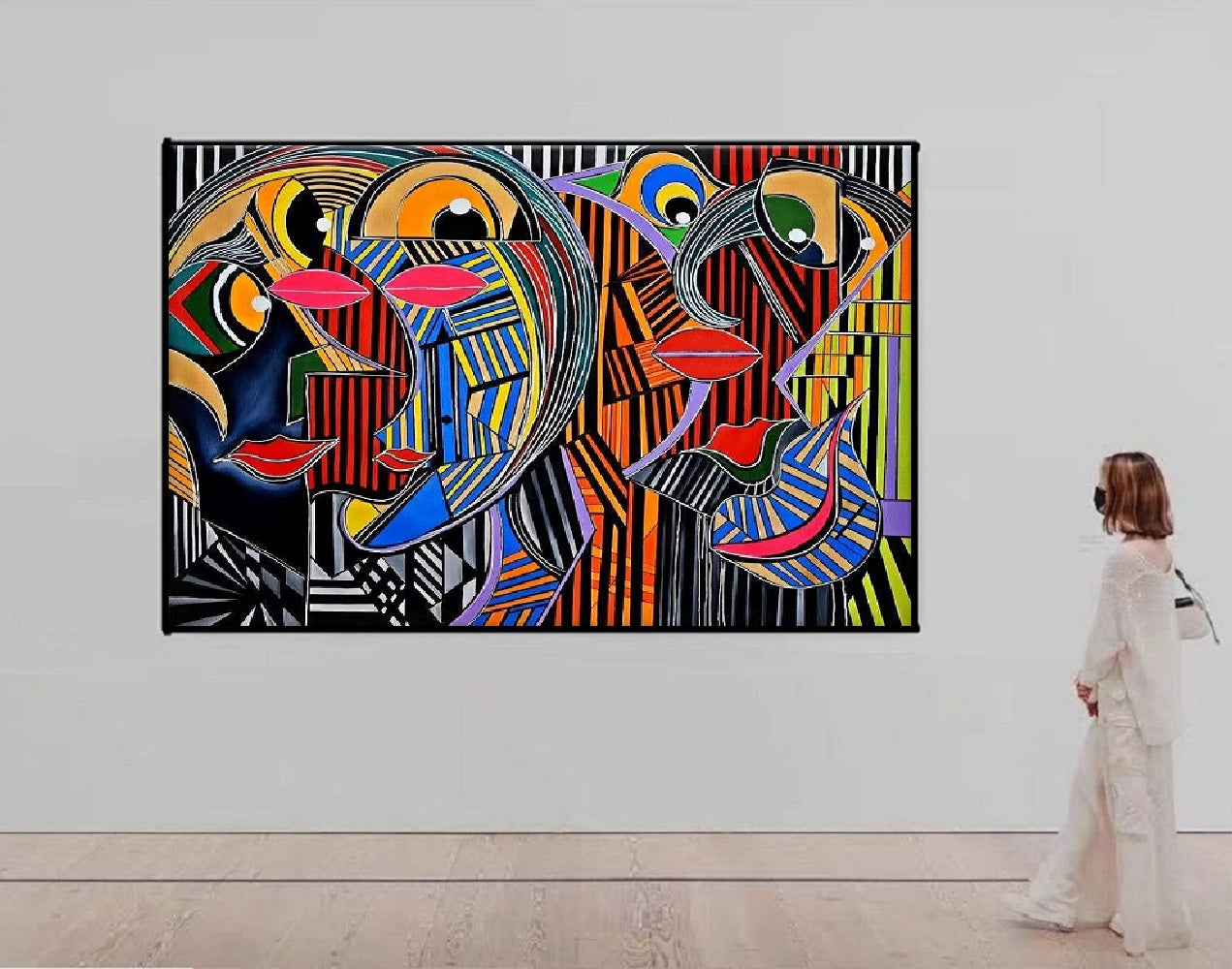 Handcrafted  Oil Paintings Acrylic paintings On Canvas Abstract paintings Wall Art MA1080