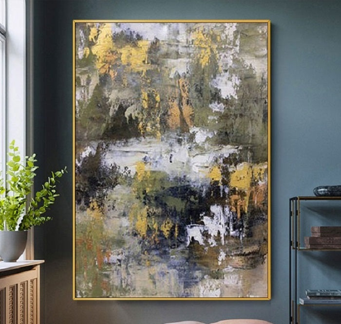 Handcrafted Abstract Painting Fine Art For Homedecor MA1083
