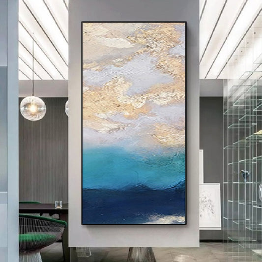 Handcrafted Abstract Painting Fine Art For Homedecor MA1088
