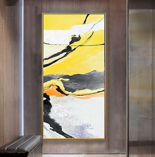 Handcrafted Abstract Painting Fine Art For Homedecor MA1090