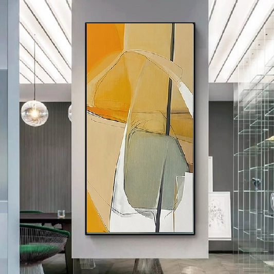 Handcrafted Abstract Painting Fine Art For Homedecor MA1108