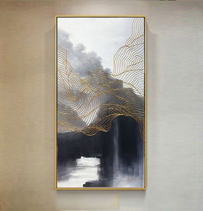 Handcrafted  Oil Paintings Acrylic paintings On Canvas Abstract paintings Wall Art MA1110A