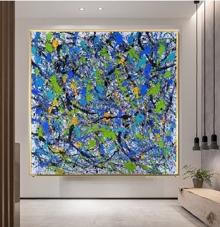 Handcrafted  Oil Paintings Acrylic paintings On Canvas Abstract paintings Wall Art MA1117A