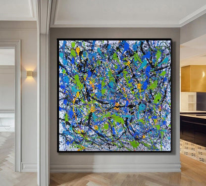 Handcrafted  Oil Paintings Acrylic paintings On Canvas Abstract paintings Wall Art MA1117A
