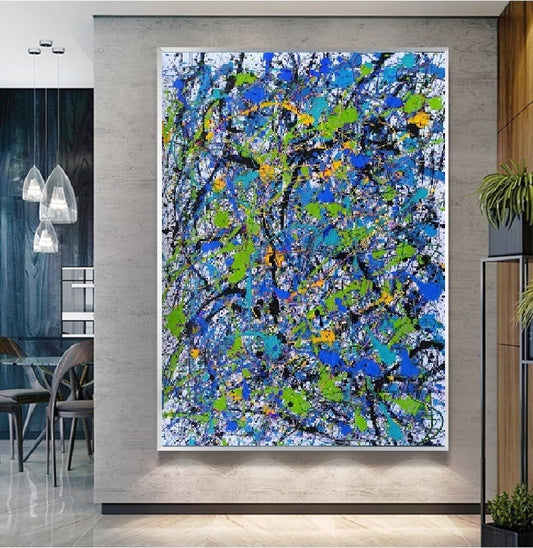 Handcrafted  Oil Paintings Acrylic paintings On Canvas Abstract paintings Wall Art MA1117B