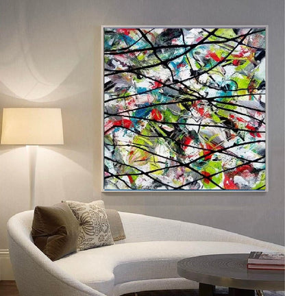 Handcrafted  Oil Paintings Acrylic paintings On Canvas Abstract paintings Wall Art MA1119