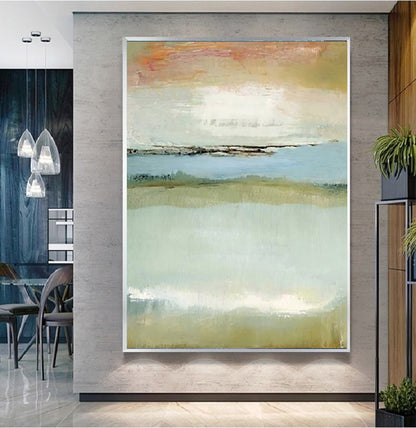 Handcrafted Abstract Painting Fine Art For Homedecor MA1121