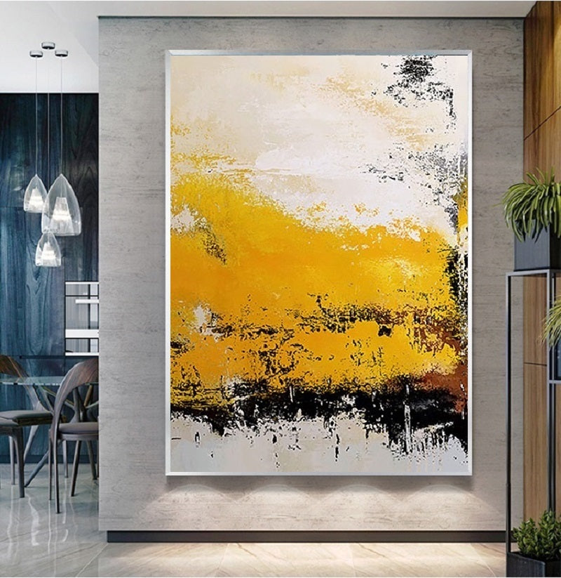 Handcrafted Abstract Painting Fine Art For Homedecor MA1124B