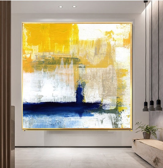 Handcrafted Abstract Painting Fine Art For Homedecor MA1126