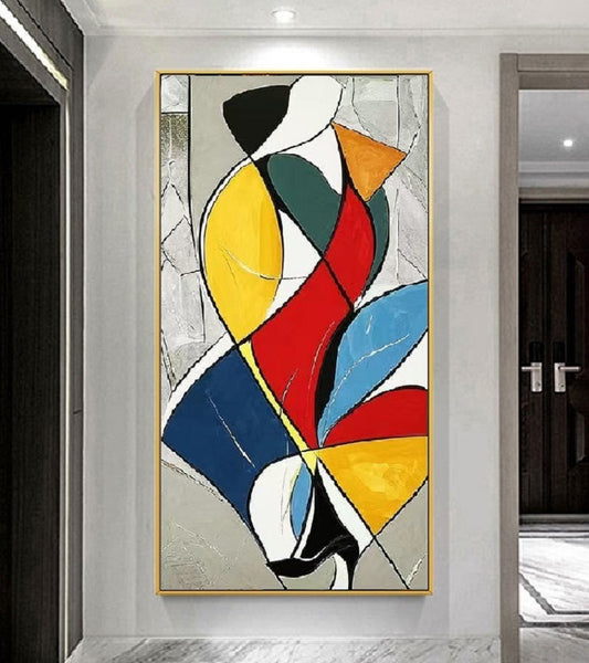 Handcrafted Abstract Painting Fine Art For Homedecor MA1131