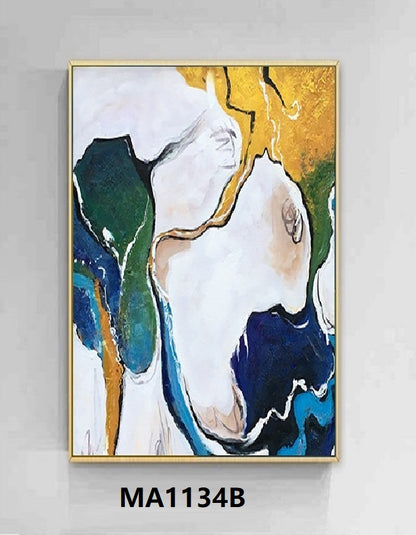 Handcrafted Abstract Painting Fine Art For Homedecor MA1134B