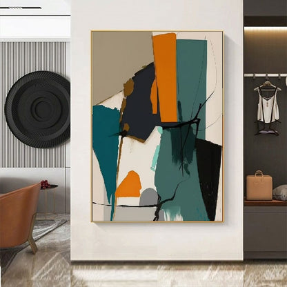 Handcrafted Abstract Painting Fine Art For Homedecor MA1136A