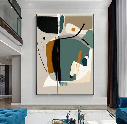 Handcrafted Abstract Painting Fine Art For Homedecor MA1136C