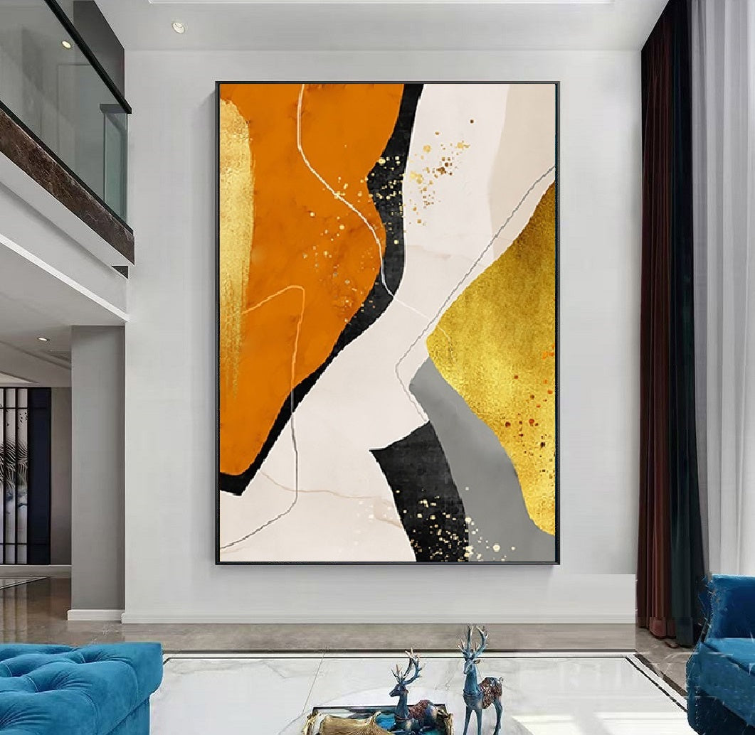 Handcrafted Abstract Painting Fine Art For Homedecor MA1138B