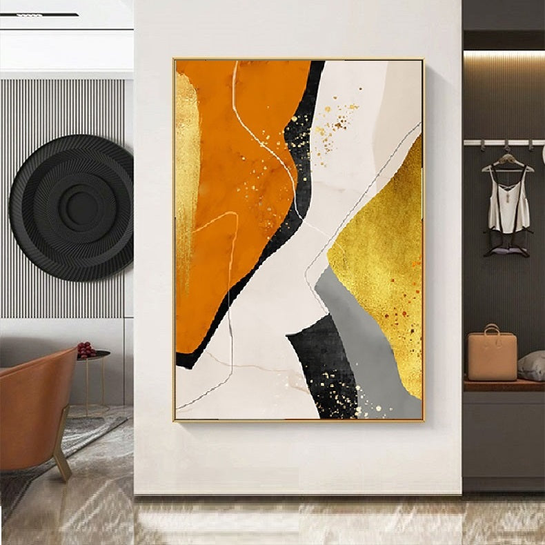 Handcrafted Abstract Painting Fine Art For Homedecor MA1138B