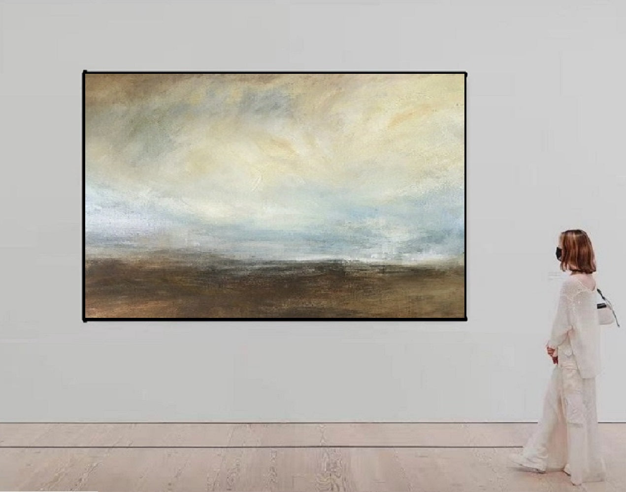 Handcrafted Abstract Painting Fine Art For Homedecor MA1143