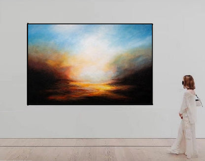 Handcrafted Abstract Painting Fine Art For Homedecor MA1146