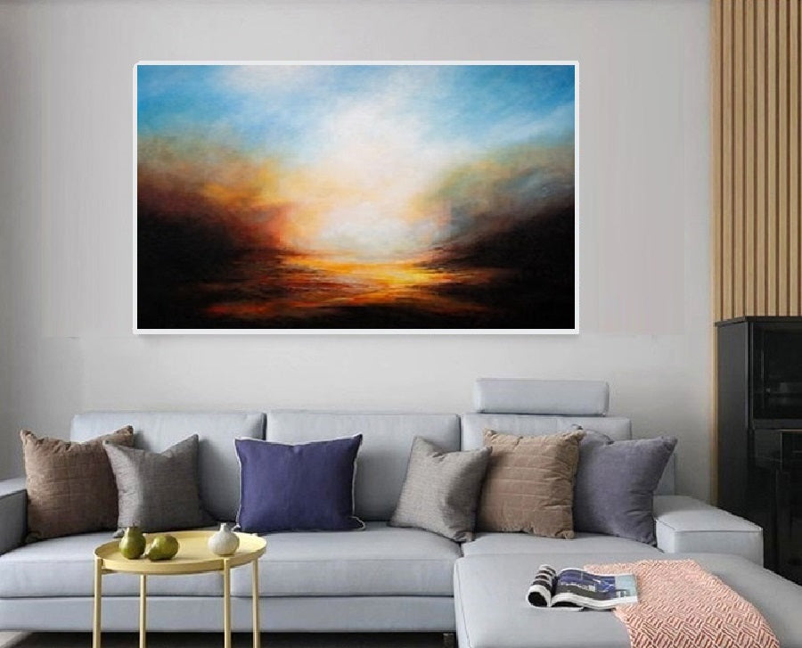 Handcrafted Abstract Painting Fine Art For Homedecor MA1146