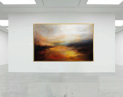 Handcrafted Abstract Painting Fine Art For Homedecor MA1147