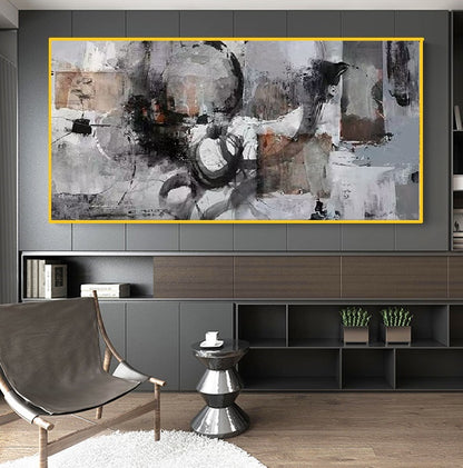 Handcrafted  Oil Paintings Acrylic paintings On Canvas Abstract paintings Wall Art MA1148