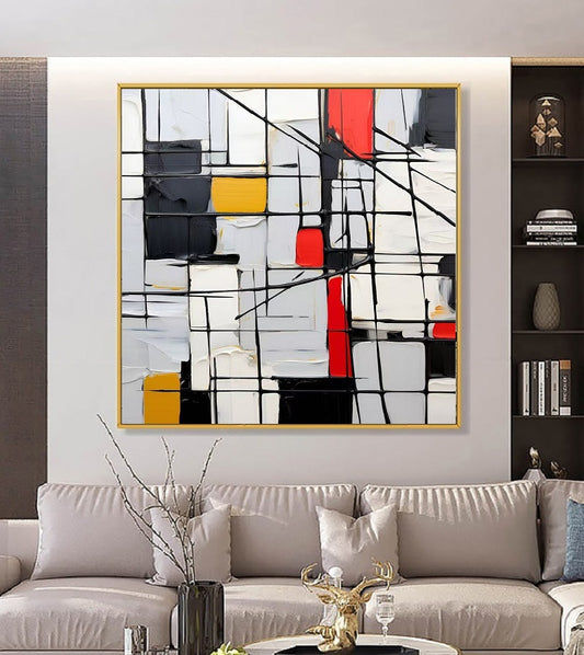 Handcrafted Abstract Painting Fine Art For Homedecor MA1151