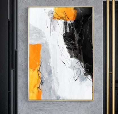 Handcrafted Abstract Painting Fine Art For Homedecor MA1159