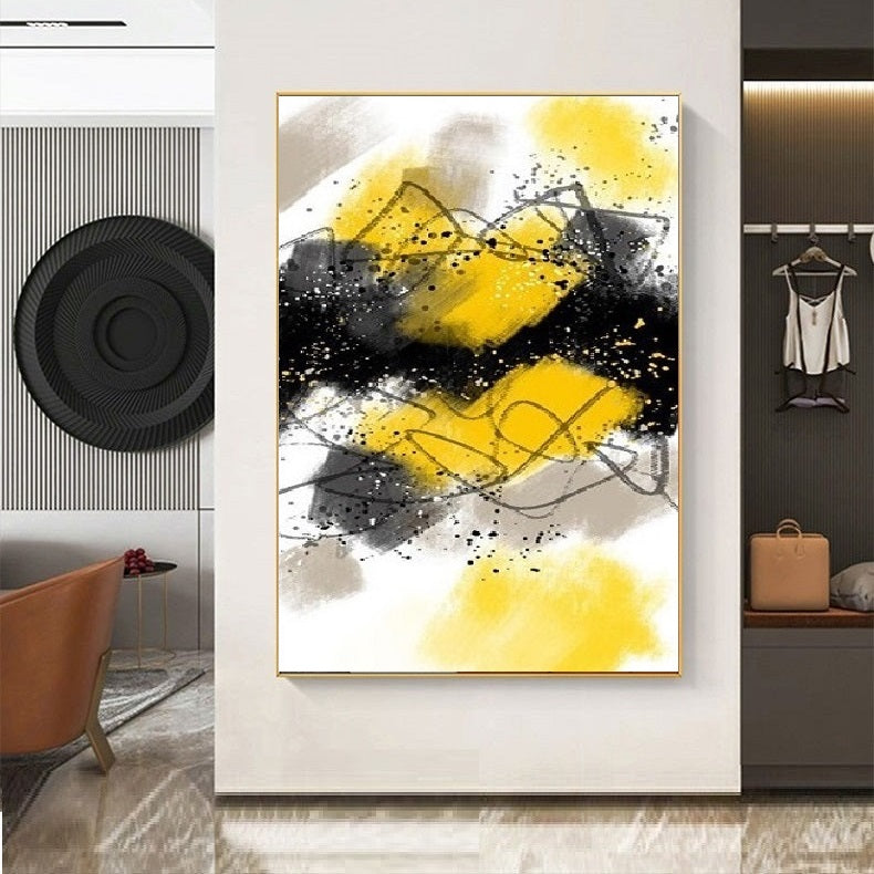 Handcrafted Abstract Painting Fine Art For Homedecor MA1161