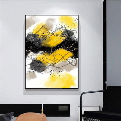 Handcrafted Abstract Painting Fine Art For Homedecor MA1161
