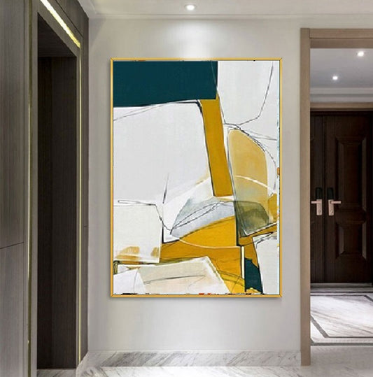 Handcrafted Abstract Painting Fine WallArt For Homedecor MA1178