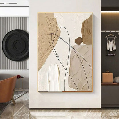 Handcrafted Abstract Painting Fine Art For Homedecor MA1189
