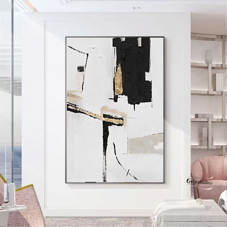 Handcrafted Abstract Painting Fine Art For Homedecor MA1190A