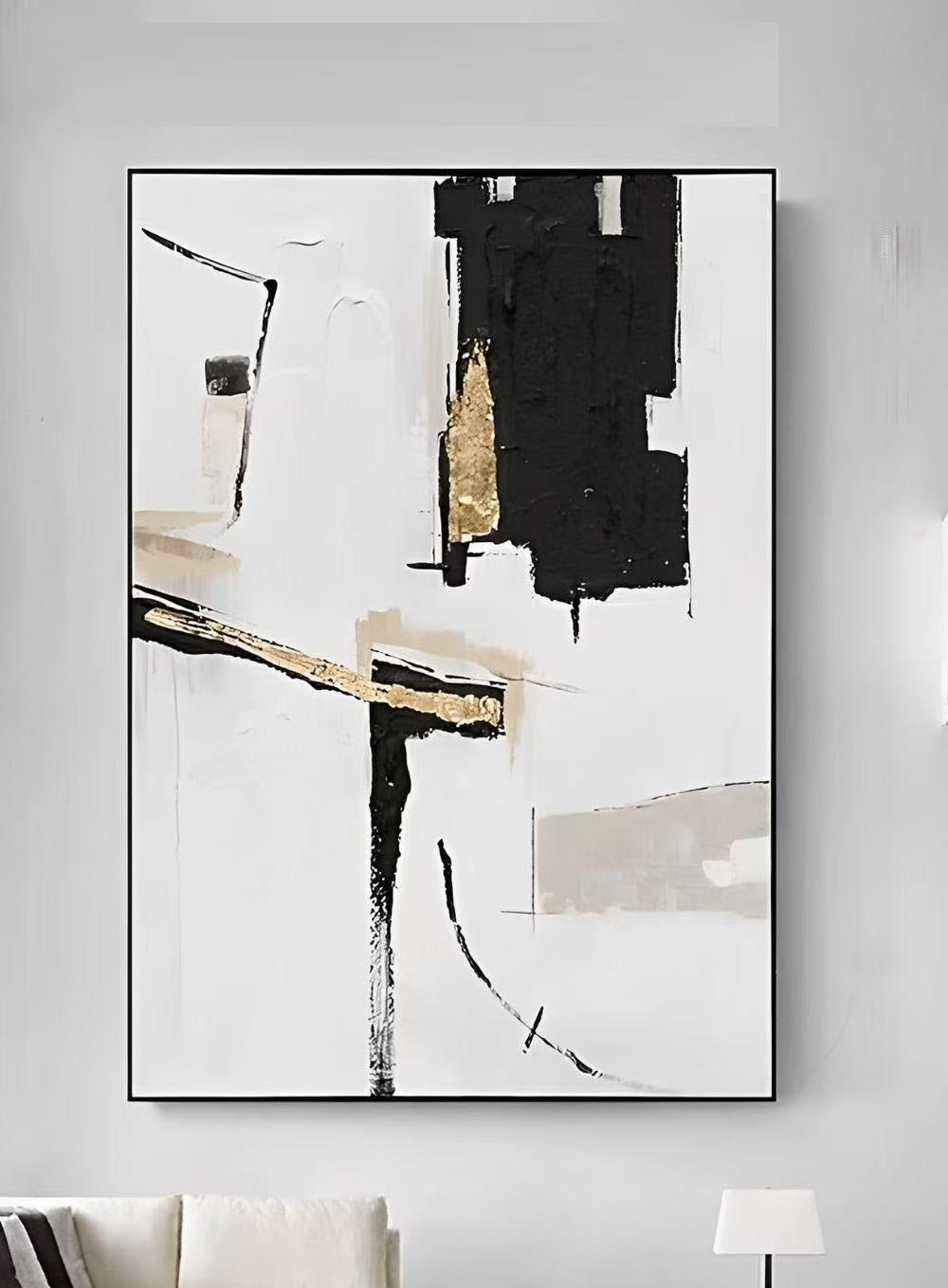 Handcrafted Abstract Painting Fine Art For Homedecor MA1190A