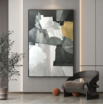 Handcrafted Abstract Painting Fine Art For Homedecor MA1193