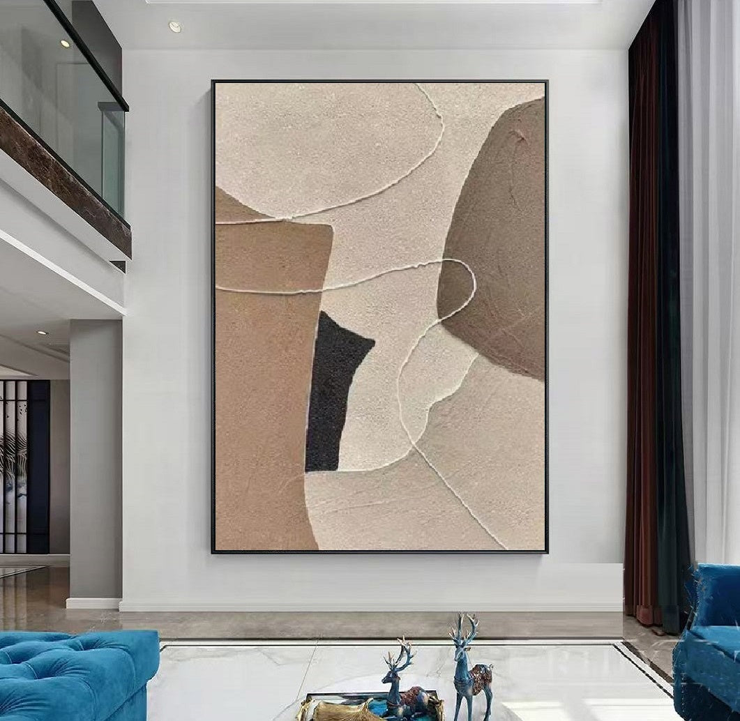 Handcrafted Abstract Painting Fine Art For Homedecor MA1194