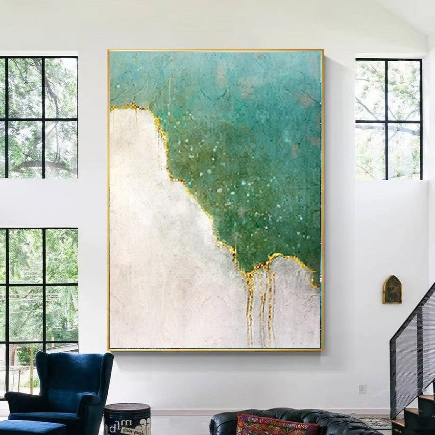 Handcrafted Abstract Painting Fine Art For Homedecor MA1196