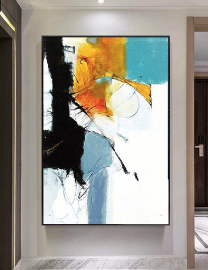 Handcrafted Abstract Painting Fine Art For Homedecor MA1197