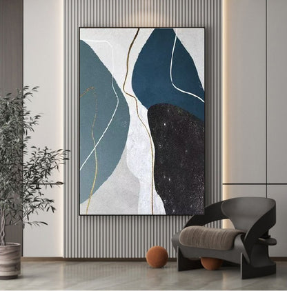 Handcrafted Abstract Painting Fine Art For Homedecor MA1199