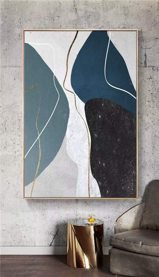 Handcrafted Abstract Painting Fine Art For Homedecor MA1199
