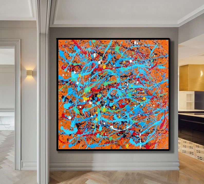 Handcrafted  Oil Paintings Acrylic paintings On Canvas Abstract paintings Wall Art MA1210
