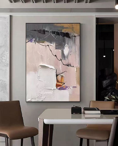 Handcrafted  Oil Paintings Acrylic paintings On Canvas Abstract paintings Wall Art MA1217