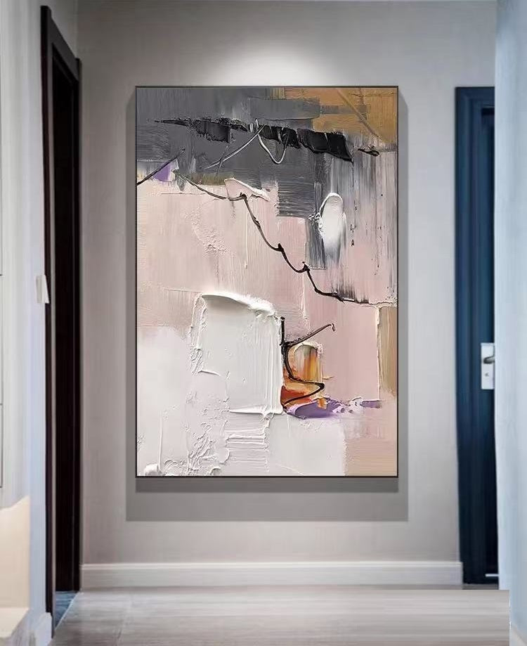 Handcrafted  Oil Paintings Acrylic paintings On Canvas Abstract paintings Wall Art MA1217