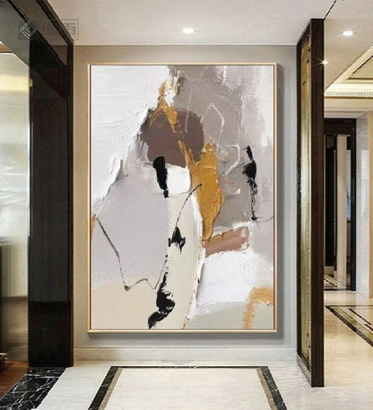 Handcrafted Abstract Painting Fine Art For Homedecor MA1218A