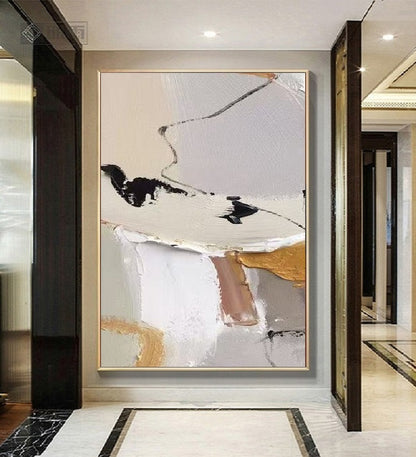 Handcrafted Abstract Painting Fine Art For Homedecor MA1218B
