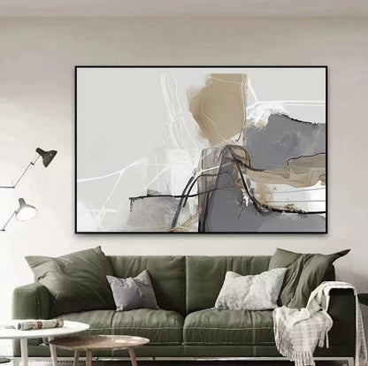 Handcrafted Abstract Painting Fine Art For Homedecor MA1224
