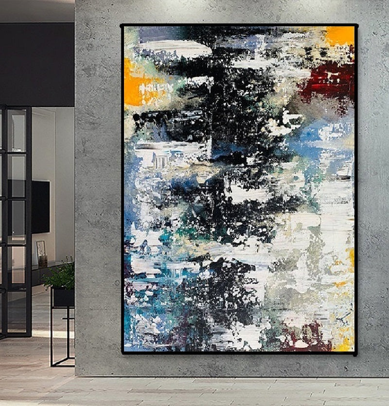 Handcrafted Abstract Painting Fine Art For Homedecor MA1233